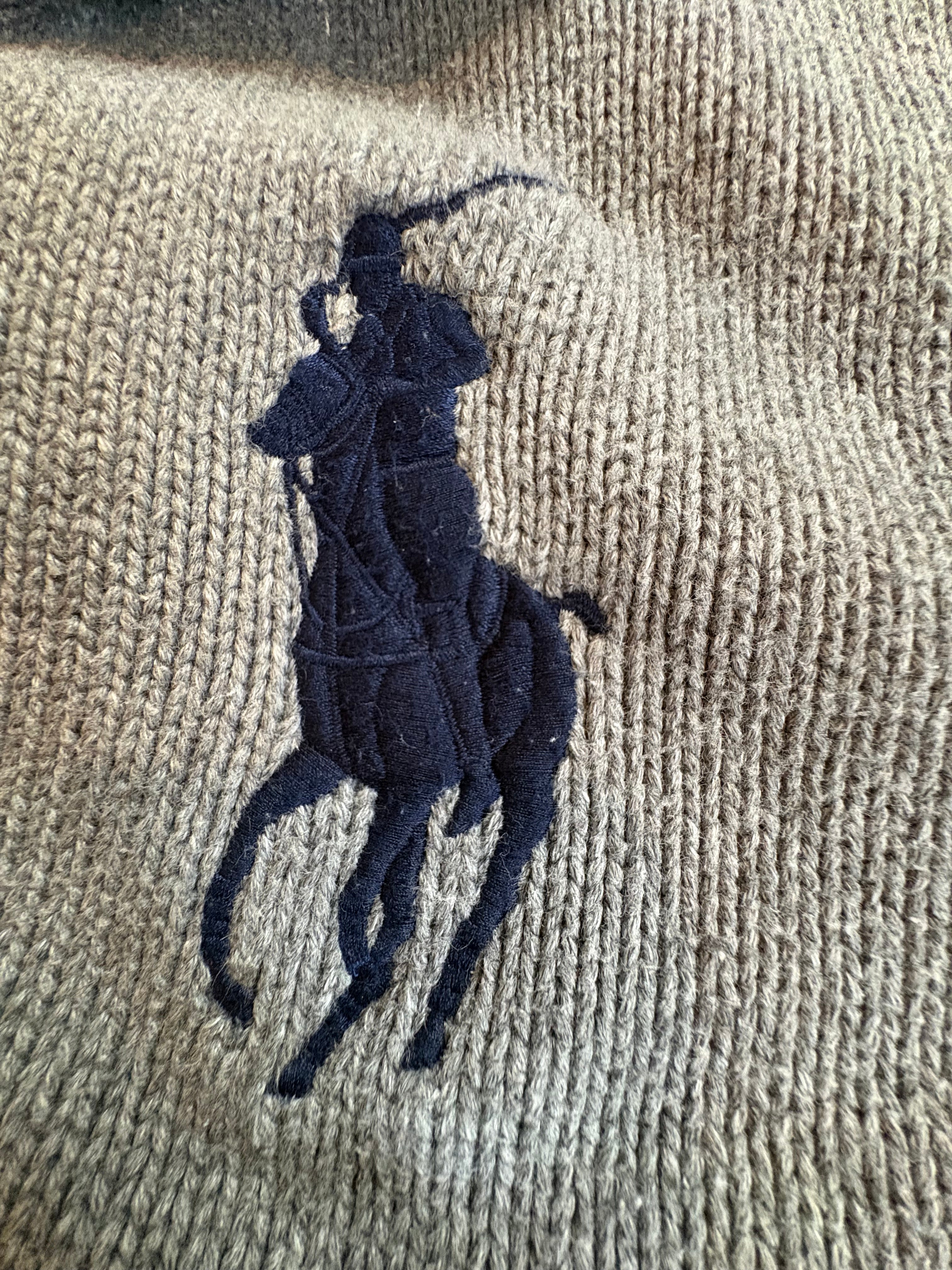 Polo Ralph Lauren Half Zip Strickpullover Vintage XL