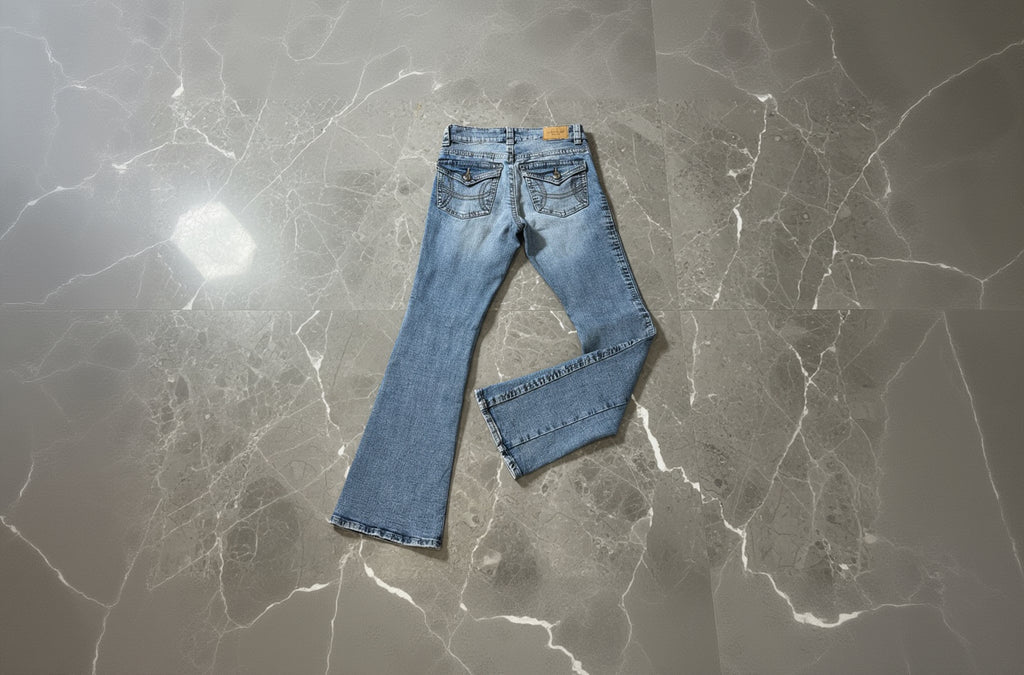 Gina Tricot Flared Jeans True Religion Style (S)