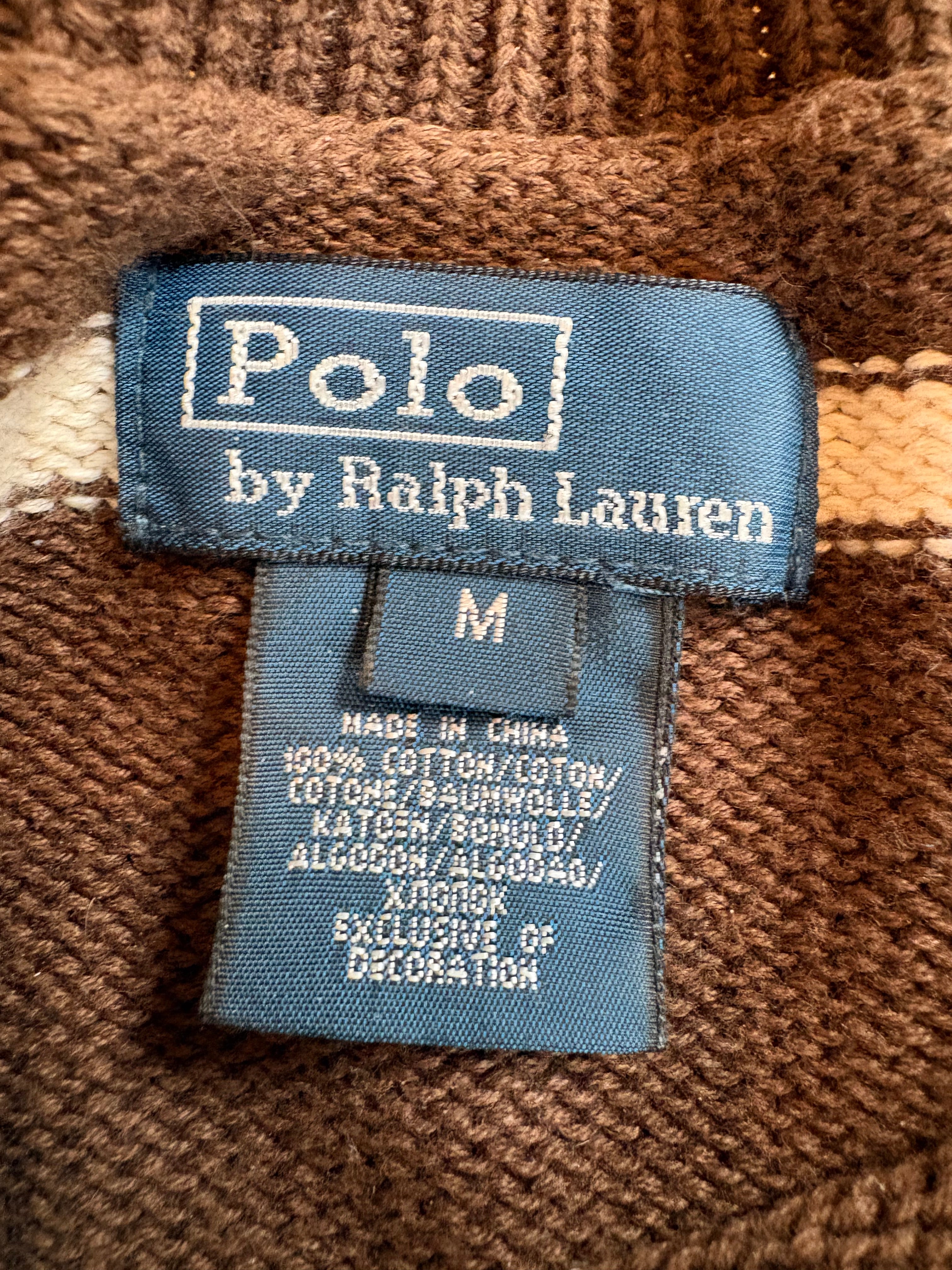 Ralph Lauren Pullover Vintage Designer Strick Größe (S)