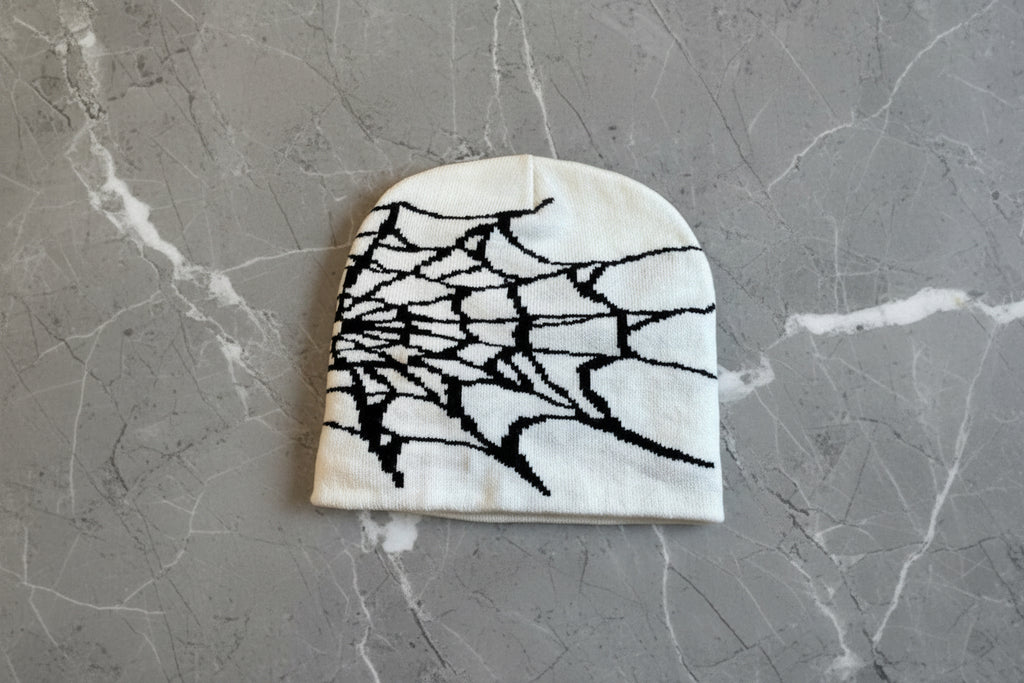 Spaida Beanie Vintage Mütze Streetwear Schwarz