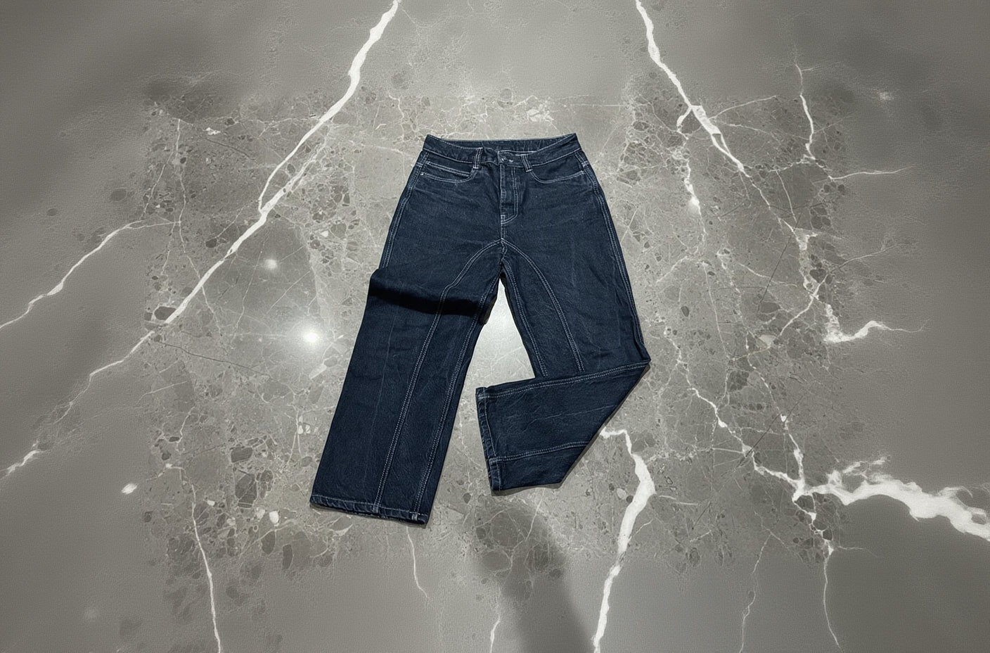 Six PM Baggy Jeans Vintage Y2K Style W28 Denim