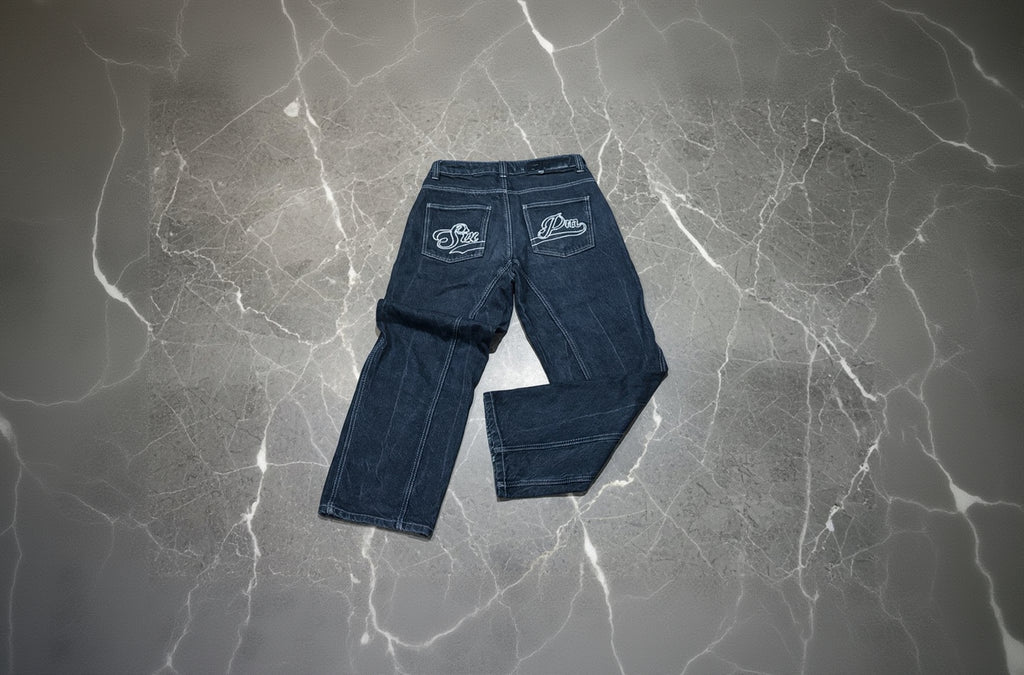 Six PM Baggy Jeans Vintage Y2K Style W28 Denim