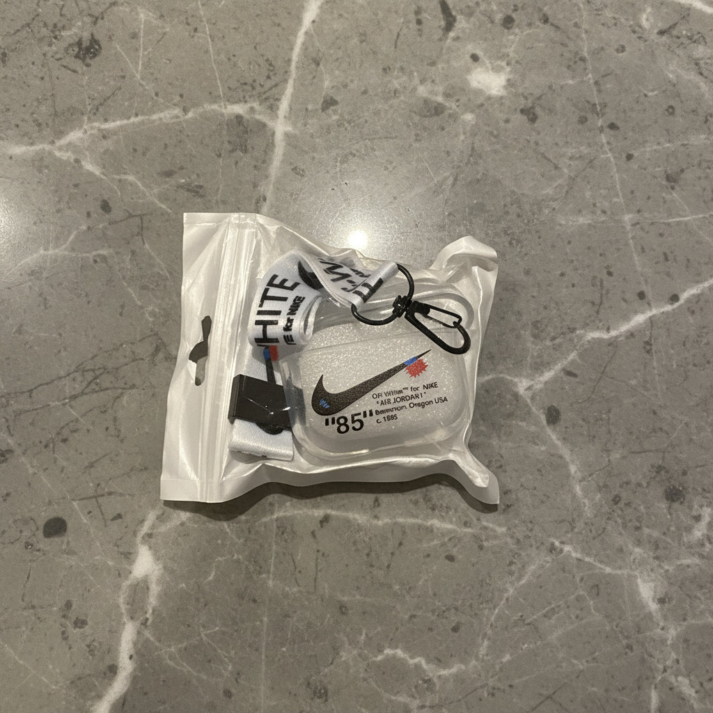 Off-White AirPods Case Vintage Designer Luxus-Accessoire