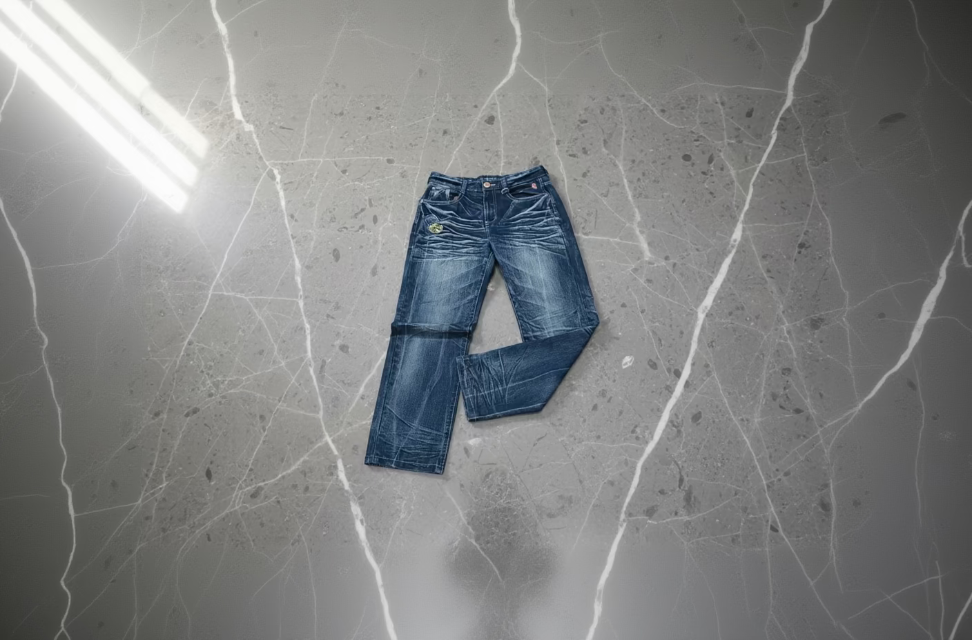 Japan Style Vintage Denim Jeans