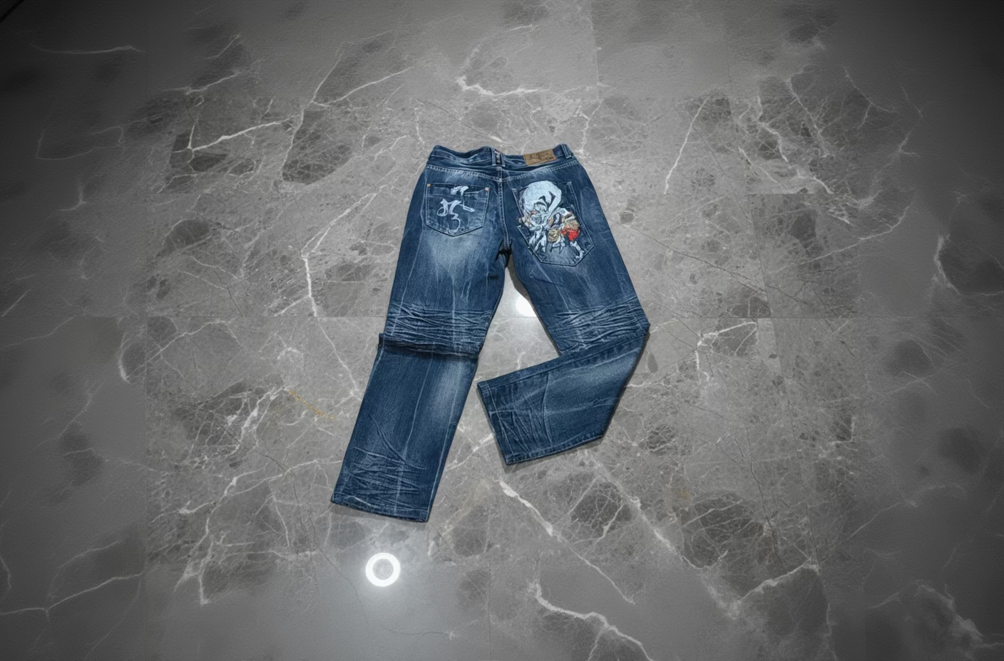 Japan Style Vintage Denim Jeans