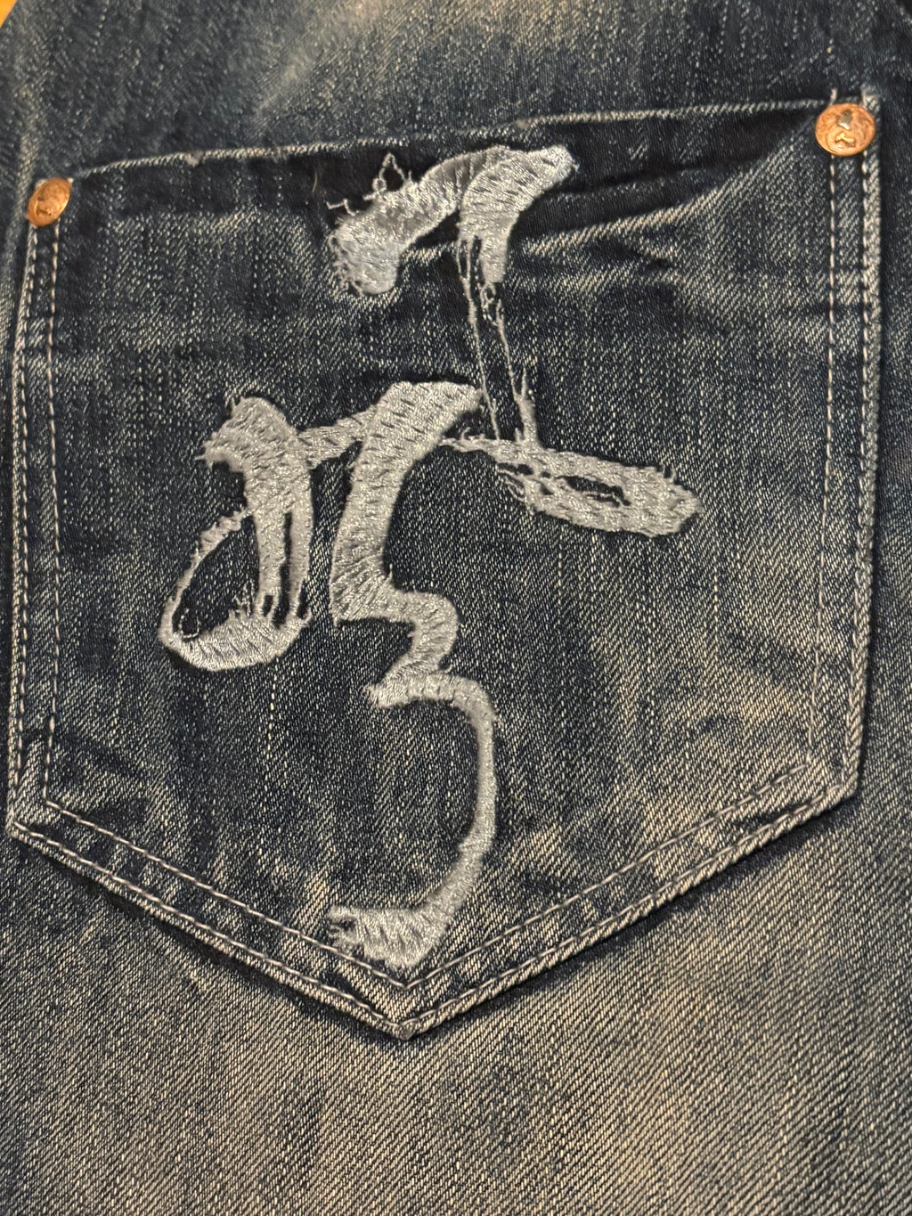 Japan Style Vintage Denim Jeans